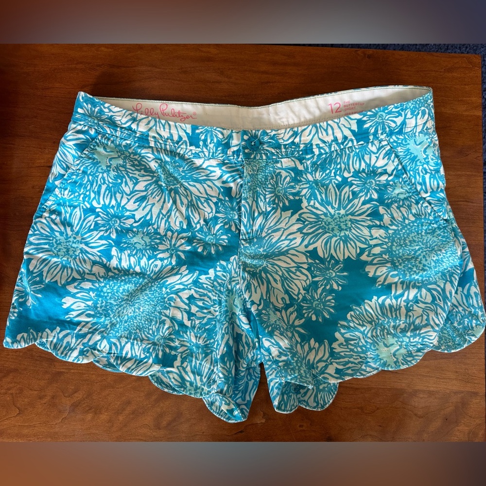 Lilly Pulitzer Women's Blue Floral Shorts